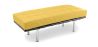 Buy City Bench (2 seats) - Faux Leather Yellow 13219 - prices