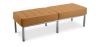 Buy Kanel Bench (3 seats) - Premium Leather Light brown 13217 at MyFaktory