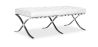 Buy City Ottoman (2 seats) -  Faux Leather White 13225 - prices