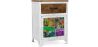 Buy Grange&Co Mango Bedside Table - Iron and Wood White 51299 - in the EU