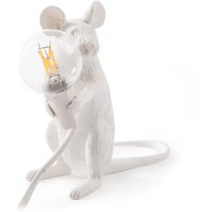 Buy Table Lamp - Mouse Rat Kids Lamp - Cate White 58832 at MyFaktory 