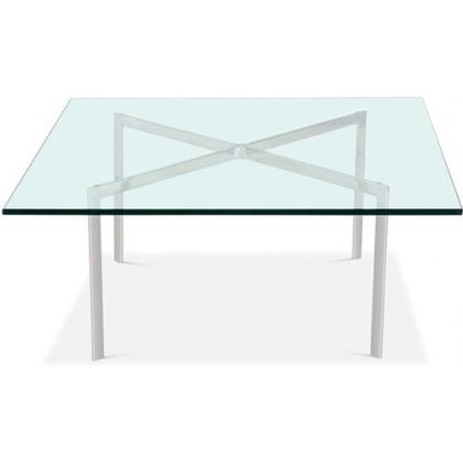 Buy City Coffee Table - Square - 19mm Glass Steel 13309 - in the EU 