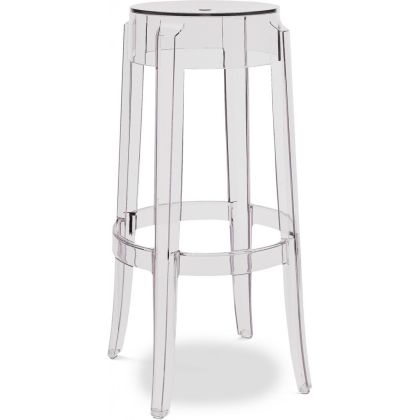 Buy Bar Stool  Victoire - 75cm - Design Transparent Transparent 29571 with a guarantee 
