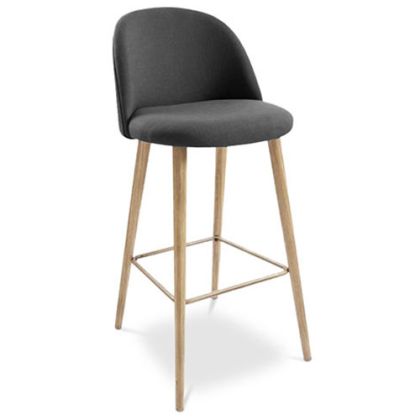 Buy Fabric Upholstered Stool - Scandinavian Design - 76cm - Bennett Yellow 59356 - in the EU 