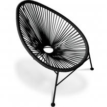 Buy Acapulco Chair - Black Legs Black 58294 in the Europe 