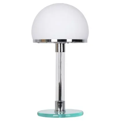 Buy Bauha Desk Lamp - Chrome Copper/Opal Glass White 13292 with a guarantee 