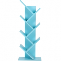 Buy Wooden Bookshelf - Modern Design - Vanu Blue 59643 - in the EU 