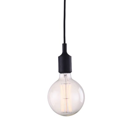 Buy Edison Bulb Pendant Lamp - Silicone Black 50882 in the Europe 