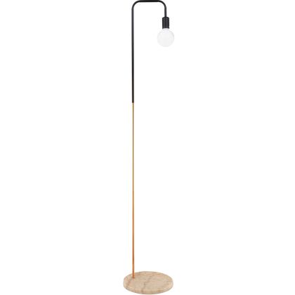 Buy Franc floor lamp - Metal and marble Chrome Pink Gold 59578 at MyFaktory 
