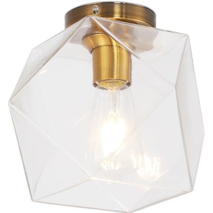 Buy Modern Glass & Metal Ceiling Lamp Transparent 59832 with a guarantee 