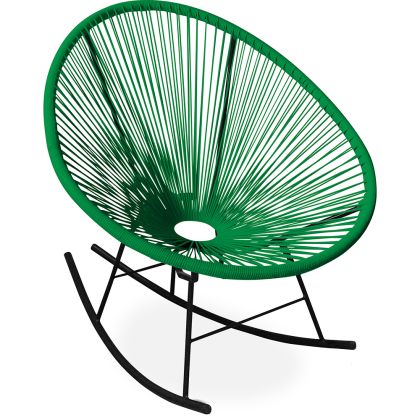 Buy Acapulco Rocking Chair - Black legs - New edition Green 59901 - prices 
