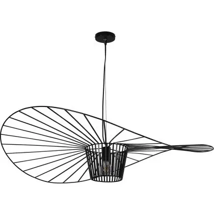 Buy Hanging Lamp Vertice - Metal - 100cm Black 59905 - in the EU 