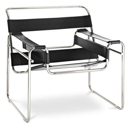 Buy Vasyl Chair - Premium Leather Black 16816 - prices 