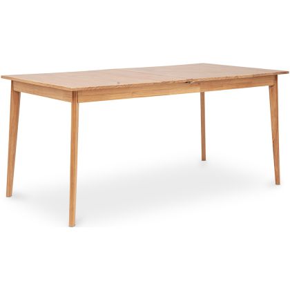 Buy Scandinavian style extendable dining table in wood 160/200CM - Cire Natural wood 60413 with a guarantee 
