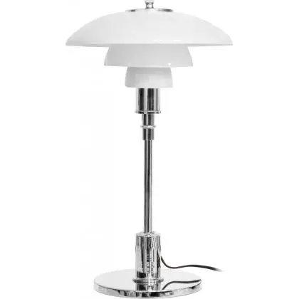 Buy PL 3/2 Desk Lamp - Steel/Opal Glass Steel 15226 home delivery 