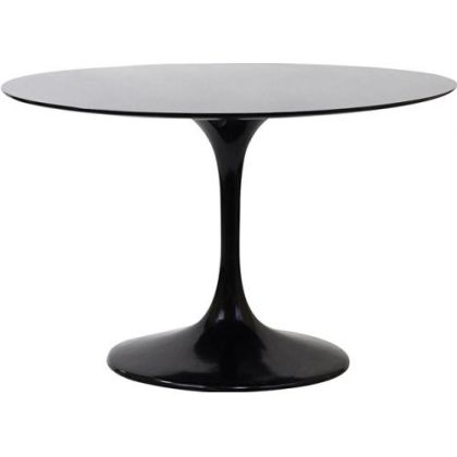 Buy Round Fiberglass Tulipa Table - 120cm Black 15418 at MyFaktory 