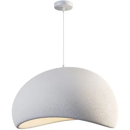 Buy Resin Pendant Lamp - 40CM - Moon White 60671 home delivery