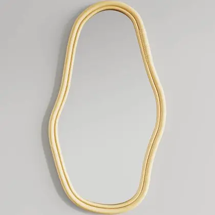 Buy Wall Mirror in Rattan - 71 CM - Verai Natural 61227 - prices 