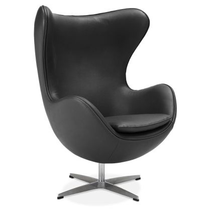 Buy Bold Chair - Premium Leather Black 13414 - prices 