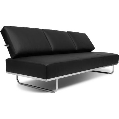 Buy Sofa Bed SQUAR (Convertible)  - Premium Leather Black 14622 at MyFaktory 