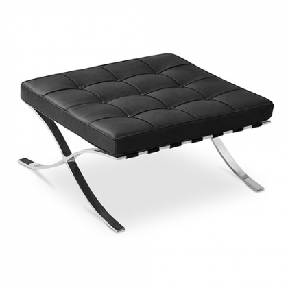 Buy City Ottoman - Premium Leather Black 58377 with a guarantee 