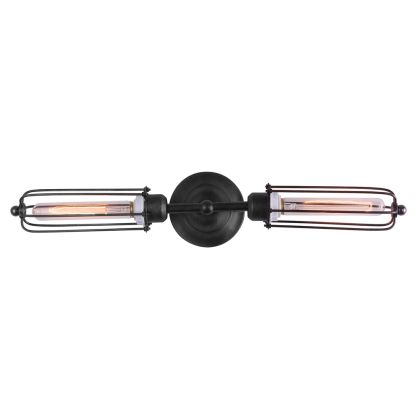 Buy Edison Chandelier Straight Wall lamp – Carbon Steel Black 50866 in the Europe 