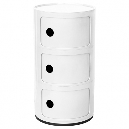 Buy Storage Container Furniture - 3 Drawers - Sares Black 54283 in the Europe 