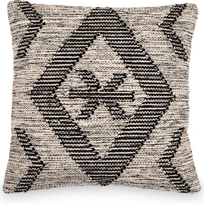 Buy Square Cotton Cushion in Boho Bali Style cover + filling - Rose Black 60192 - in the EU