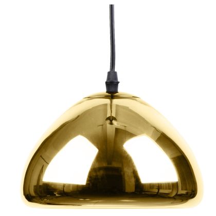 Buy Empty Pendant Lamp  - 18cm - Chromed Metal Gold 51886 in the Europe