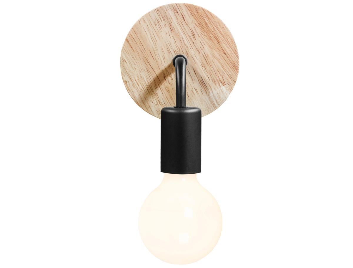 Buy Scandinavian wall lamp - Prinston Black 58849 - in the EU