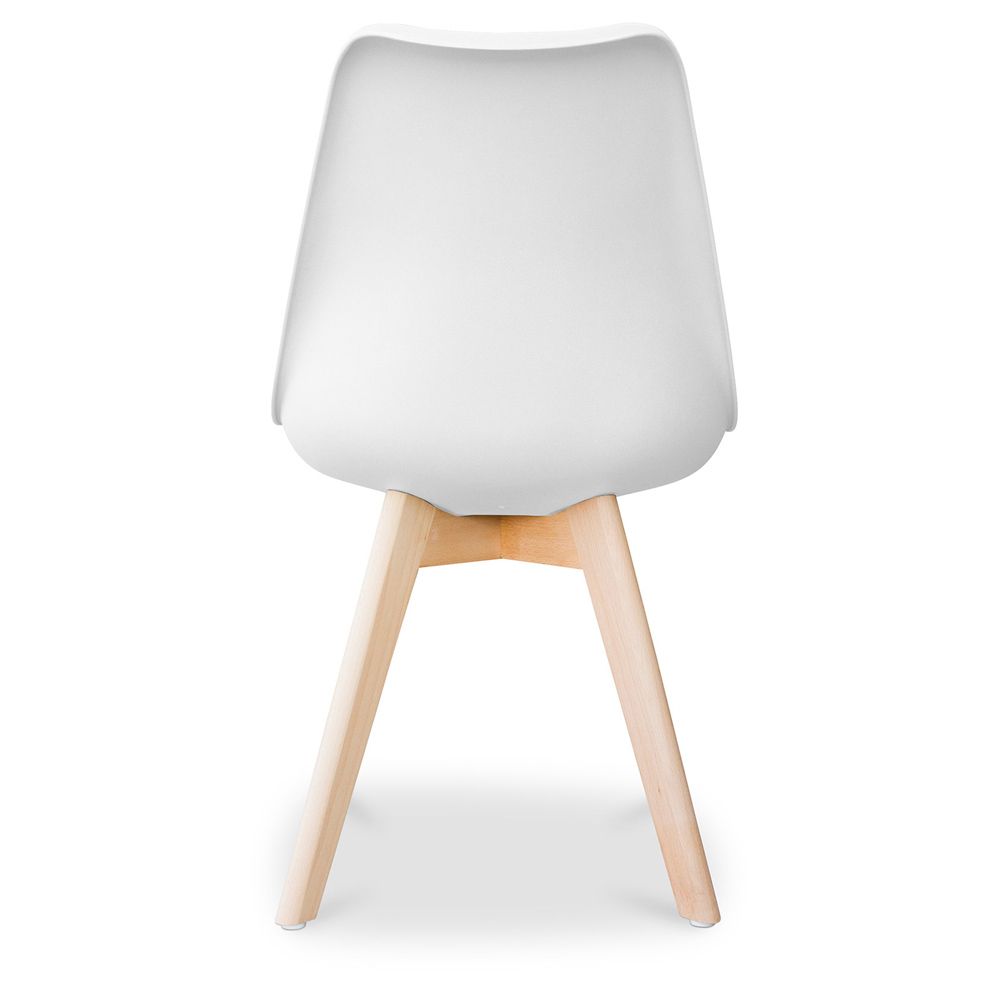 Buy Brielle Scandinavian design Chair with cushion  White 58293 - in the EU