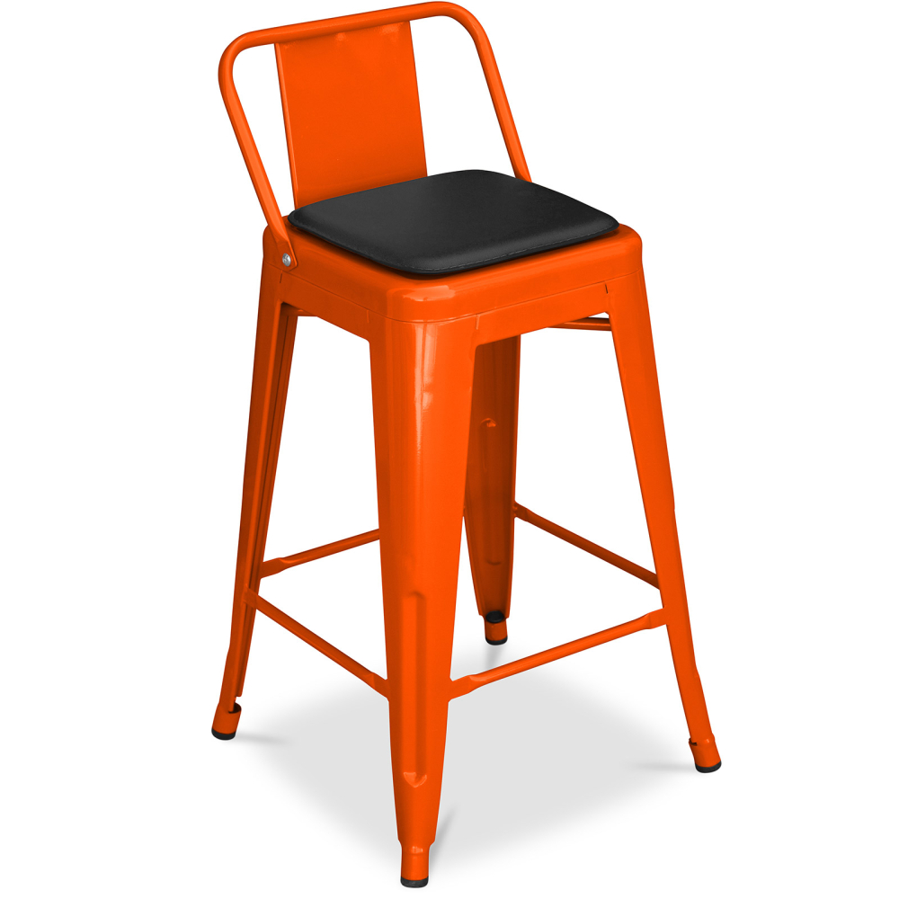 Buy Square Cushion for Bistrot Metalix stool Black 58992 - prices