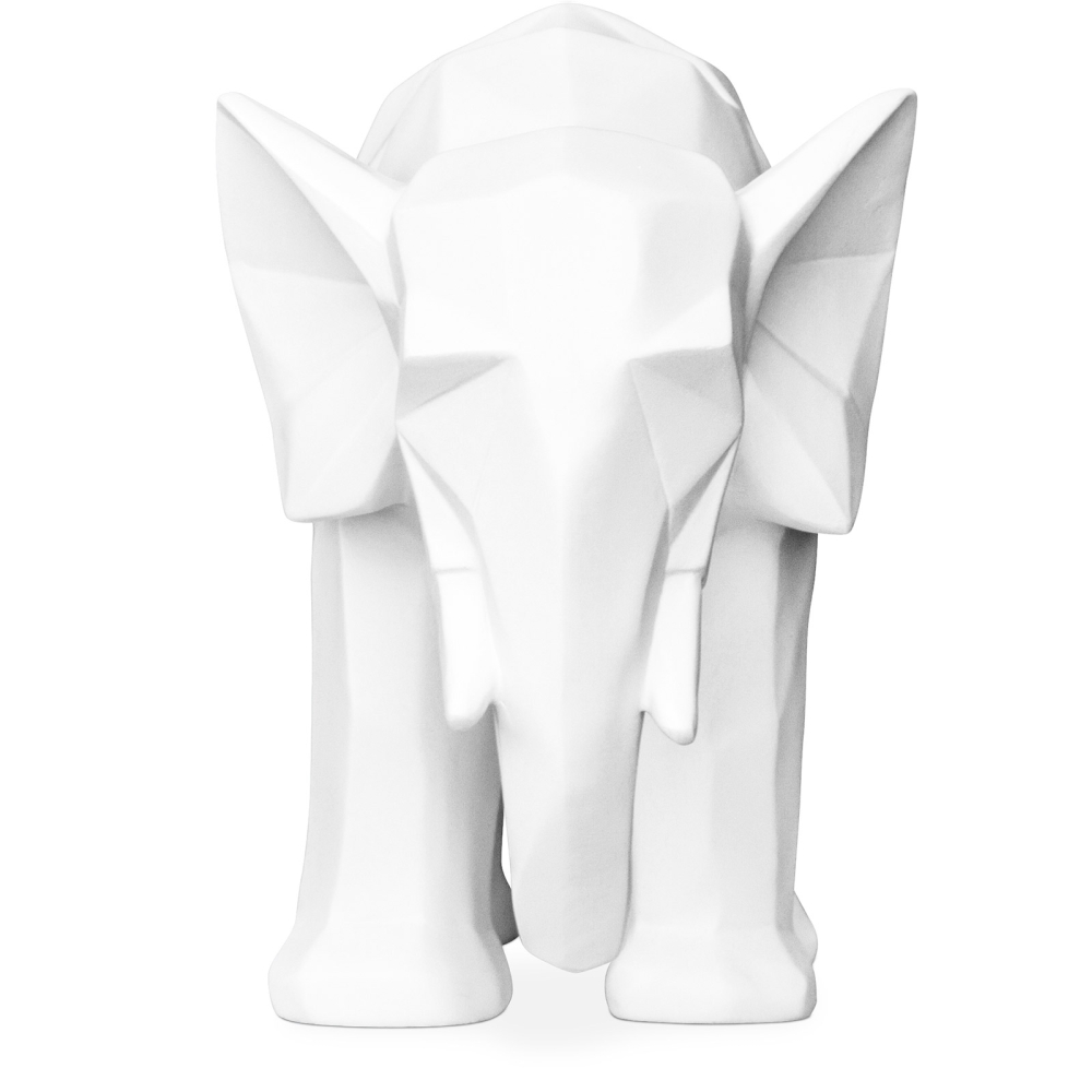 Buy Decorative Elephant Figure - Matte White - Fanto White 59009 - in the EU