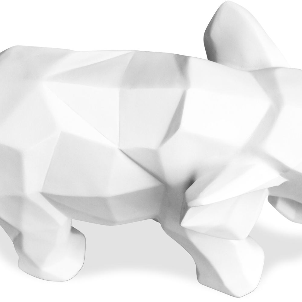 Buy Decorative Elephant Figure - Matte White - Fanto White 59009 at MyFaktory