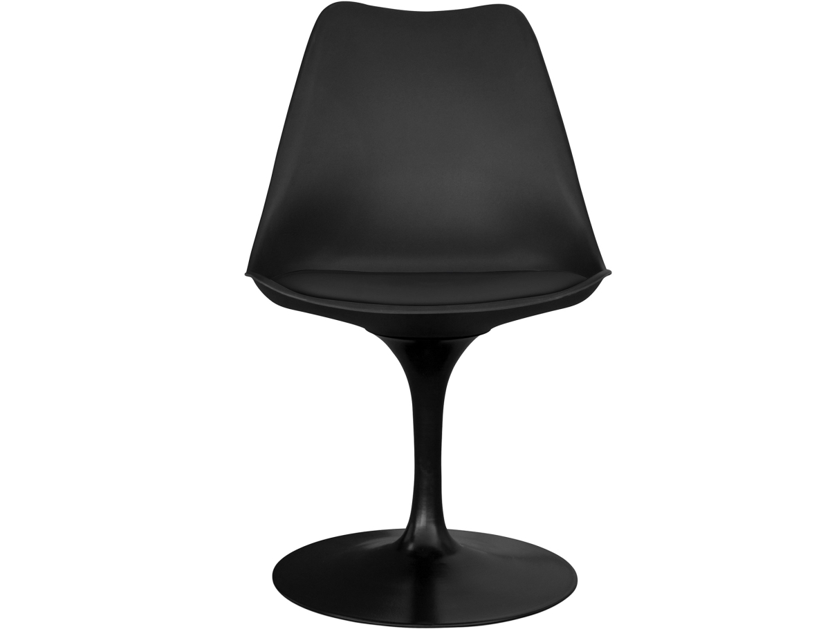 Buy Dining Chair - Black Swivel Chair - Tulipa Black 59159 - in the EU