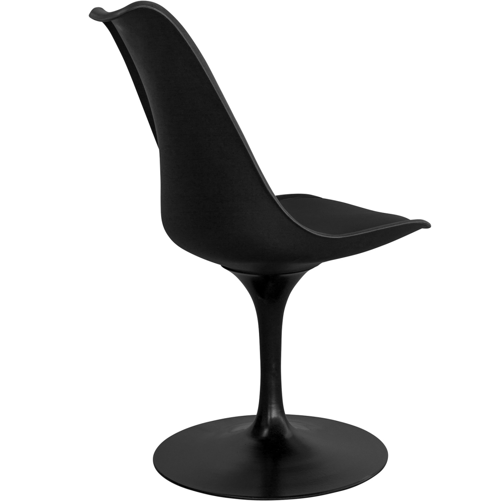Buy Dining Chair - Black Swivel Chair - Tulipa Black 59159 with a guarantee