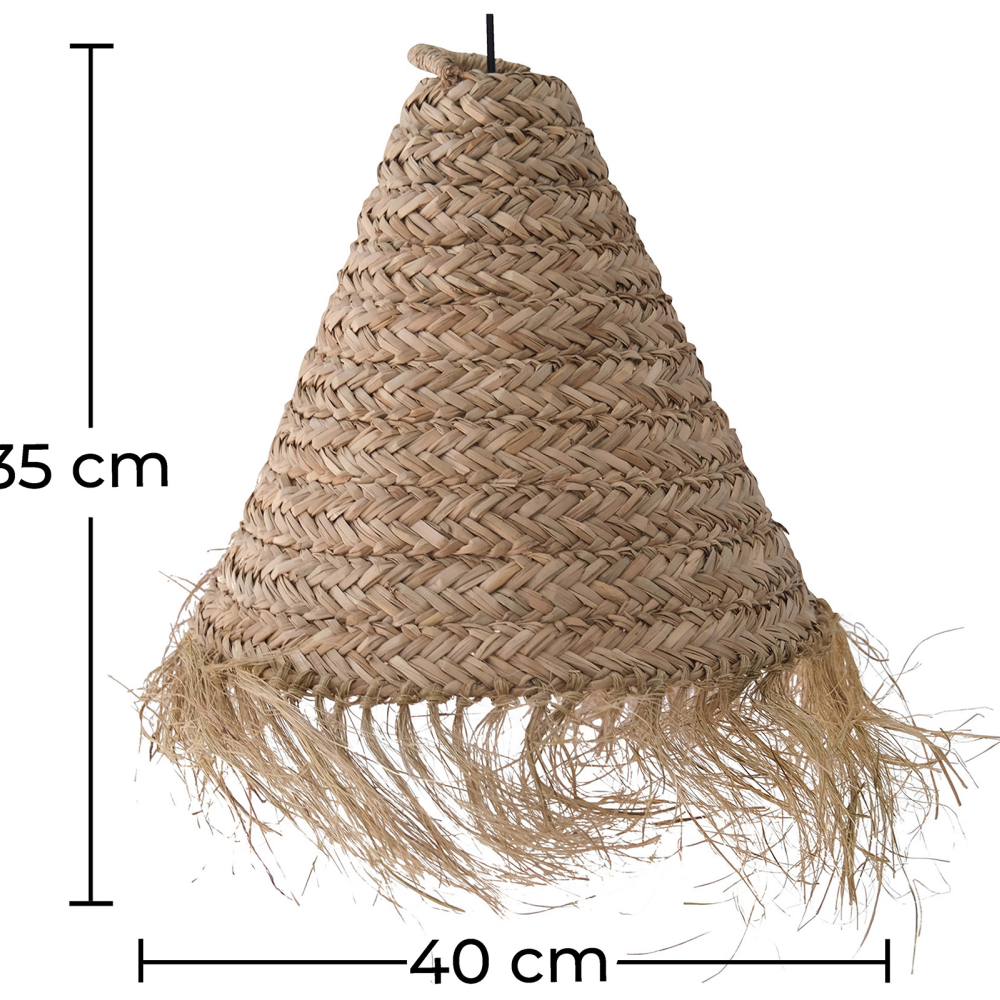 Buy Pendant Lamp Shade, Boho Bali Style - Deya Natural 60486 at MyFaktory