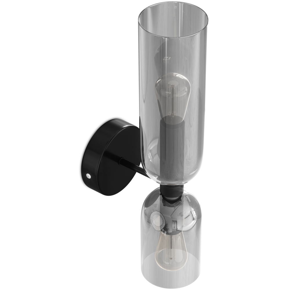 Buy Lamp Wall Light - Crystal and Metal - Hat Smoke 60523 with a guarantee