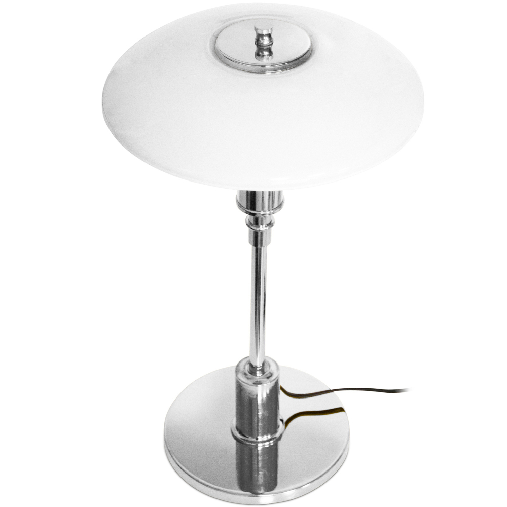 Buy PL 3/2 Desk Lamp - Steel/Opal Glass Steel 15226 - in the EU