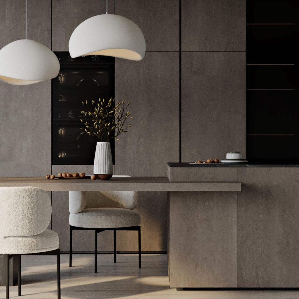 Buy Resin Pendant Lamp - 40CM - Moon White 60671 in the Europe