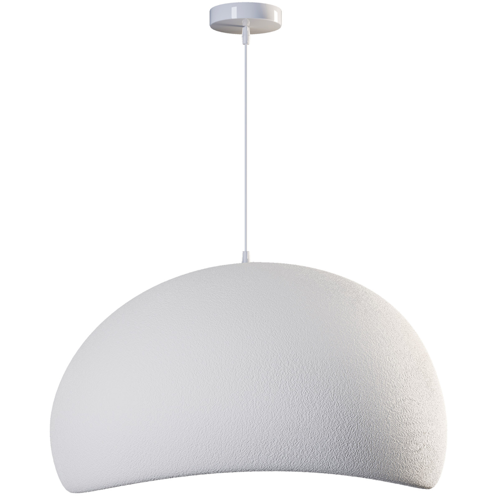 Buy Resin Pendant Lamp - 40CM - Moon White 60671 home delivery