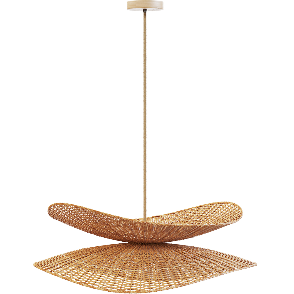 Buy Rattan Hanging Lamp - Boho Bali - Futaw Natural 61225 at MyFaktory