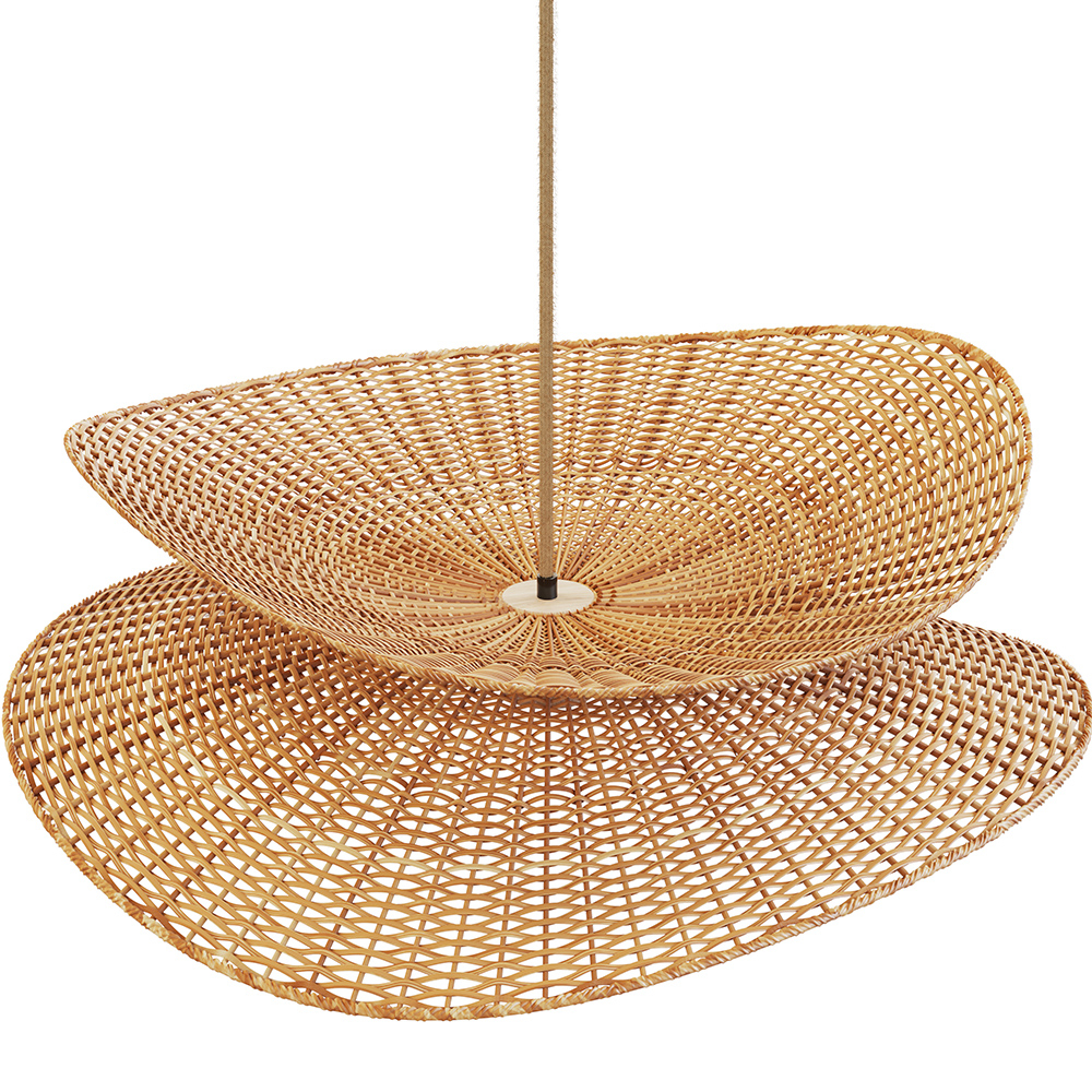 Buy Rattan Hanging Lamp - Boho Bali - Futaw Natural 61225 with a guarantee