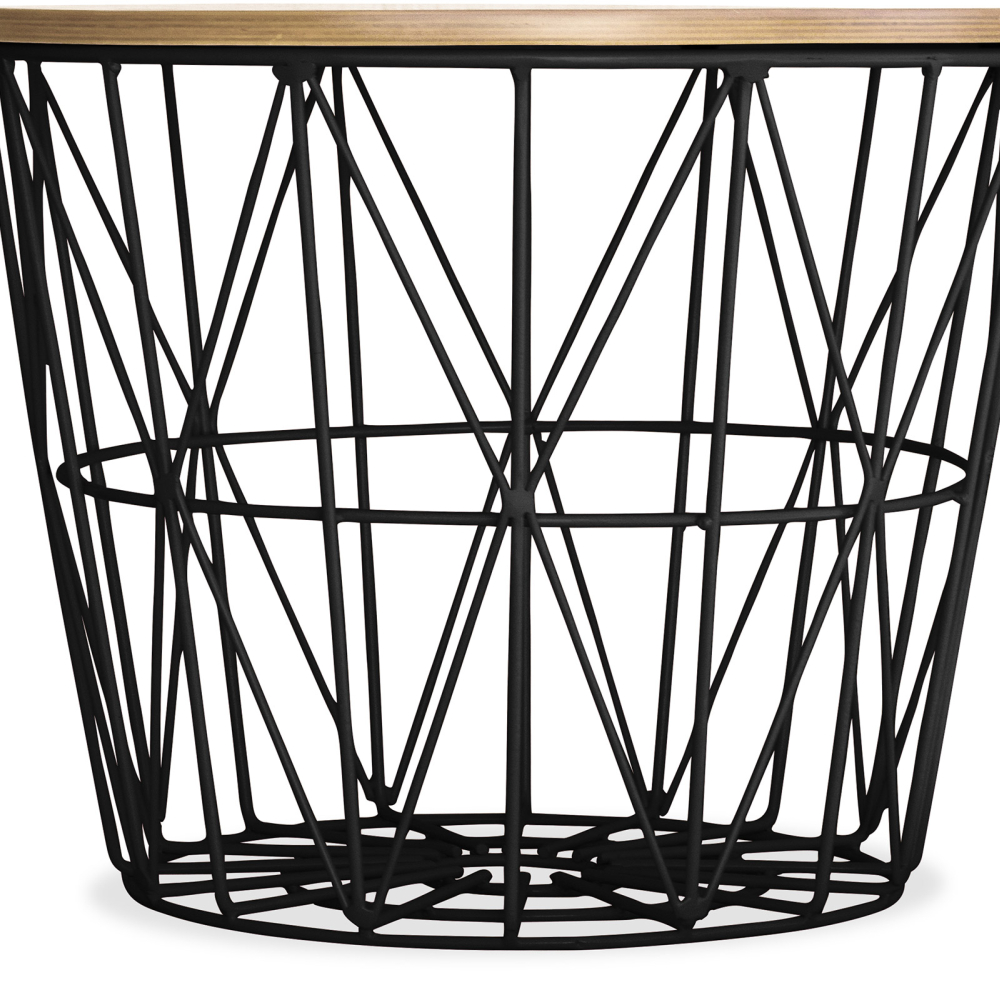 Buy Basket Side table Black 58416 - in the EU