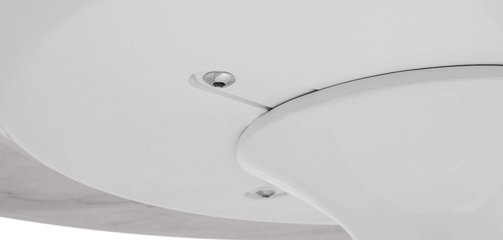 Buy Tulipa Table - Marble - 110cm Marble 13302 home delivery