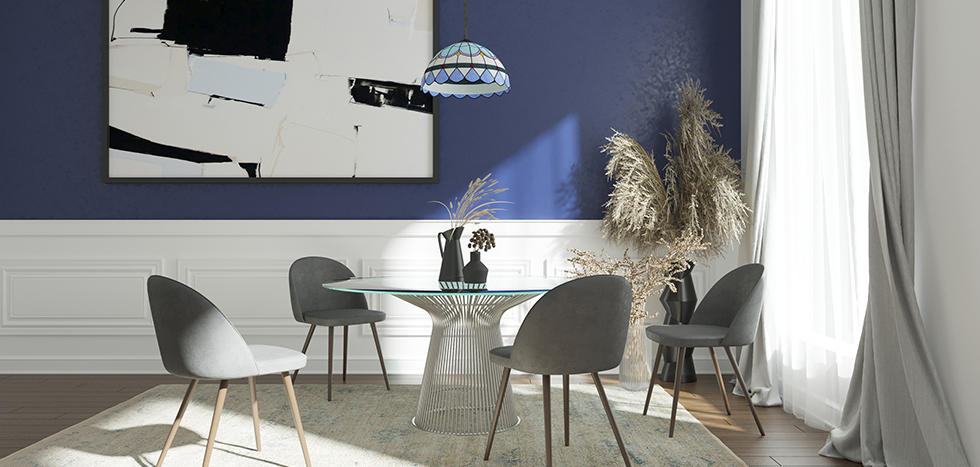 Buy Dining Table Cylinder Steel 16326 home delivery