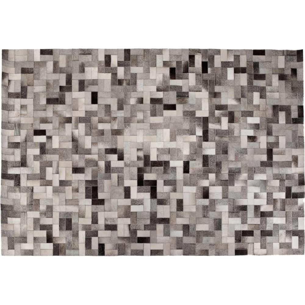  Buy Leather Design Rug - Priss Grey 58237 - in the EU