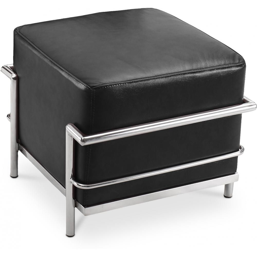  Buy SQUAR Footrest (Ottoman) - Premium Leather Black 55761 - in the EU