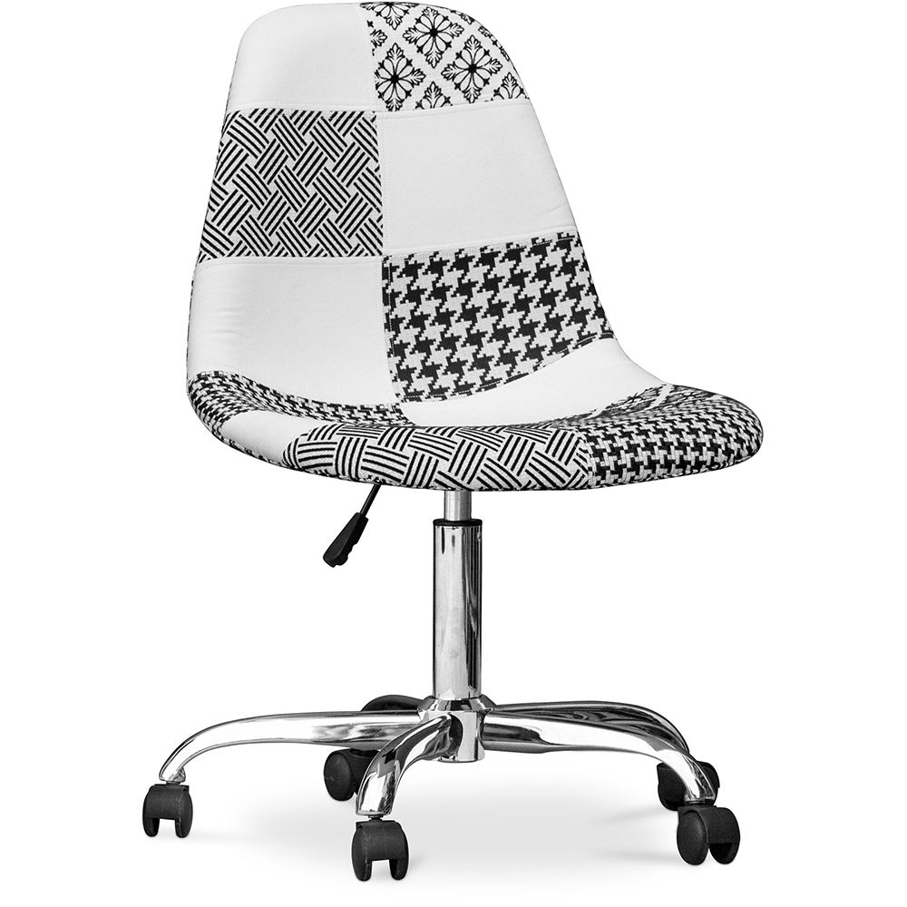  Buy Brielle Office Chair White And Black - Patchwork  White / Black 59864 - in the EU
