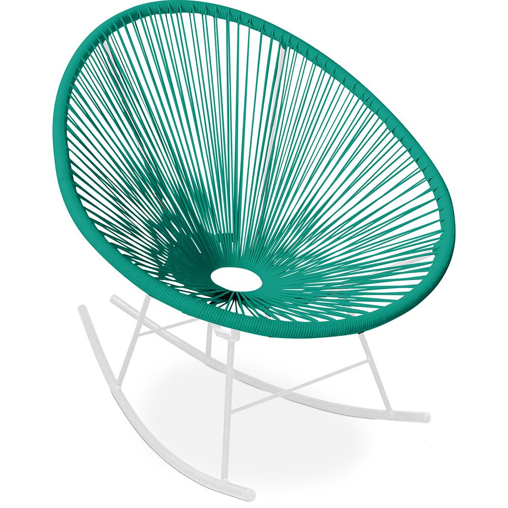  Buy Acapulco Rocking Chair - White legs - New edition Pastel green 59902 - in the EU